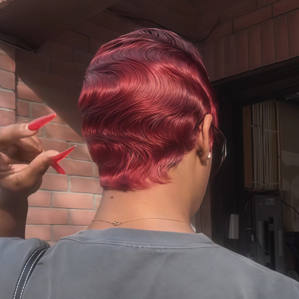 AILUXY Nouvelle Teinte Perruque 99J Tendance Absolue