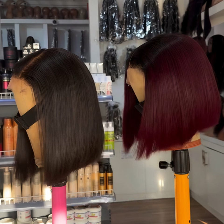 AILUXY  13x4 lace perruque de couleur combo perruque identique à l'image 2.0