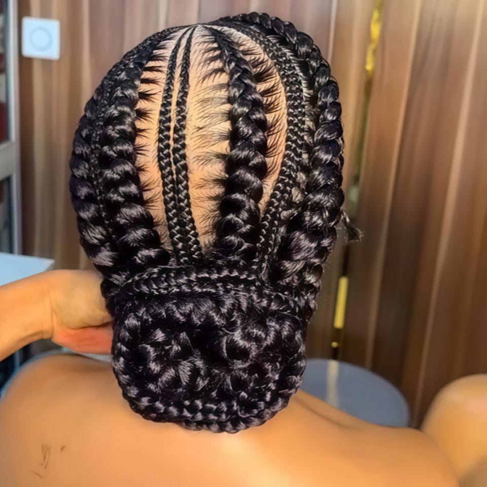 AILUXY Perruque tressée BLACK FRIDAY, identique à la photo