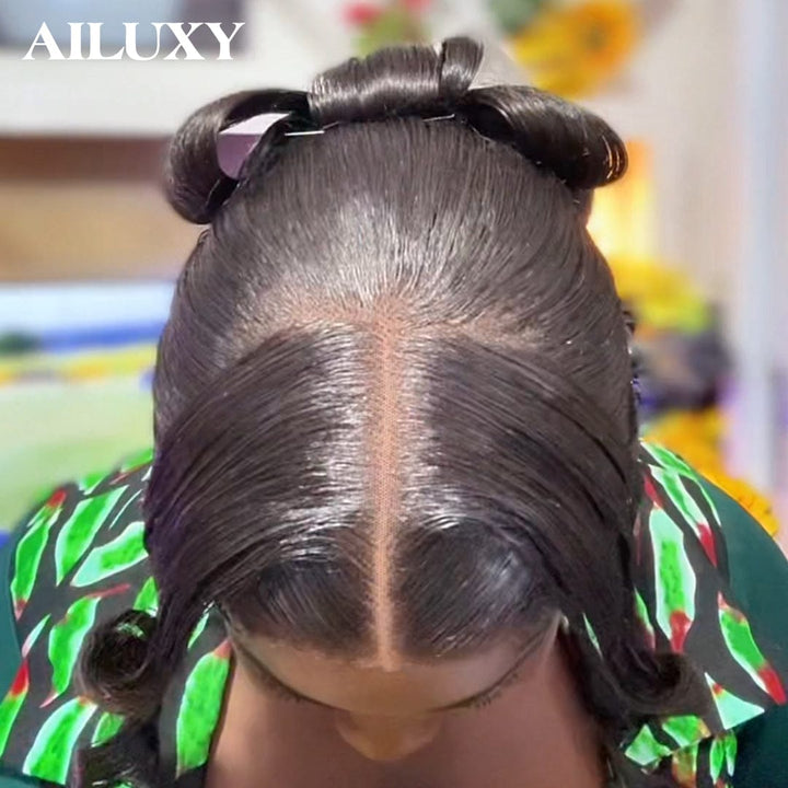 AILUXY La perruque de mariage parfaite | Chic et Éclat en 100% Cheveux Humains