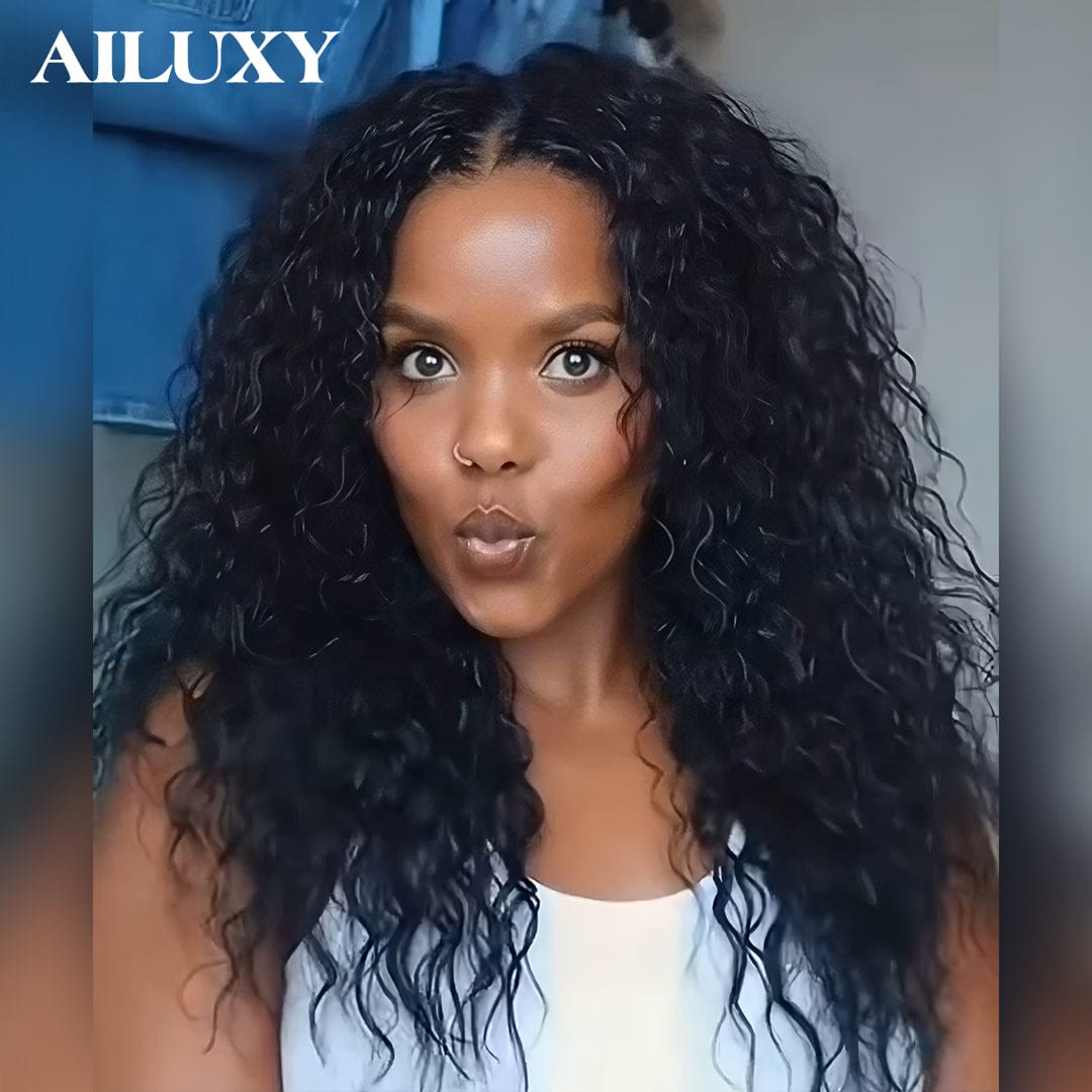 AILUXY Queue de cheval bouclée glamour - Volume et mouvement pour sublimer votre look quotidien