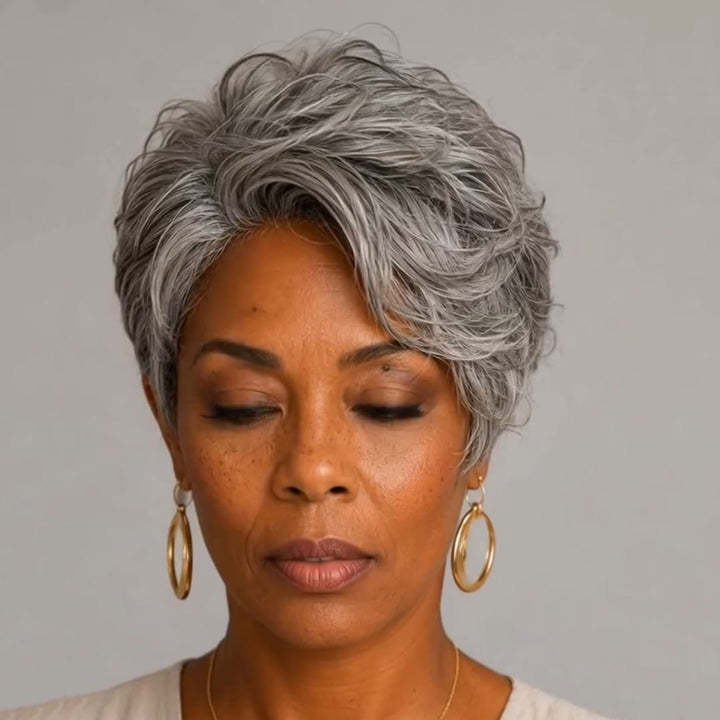 AILUXY 360 Kinky Human Hair Lace Wig, 360° Transparent Lace Front, Easy and Natural Installation, Versatile for All Hairstyles