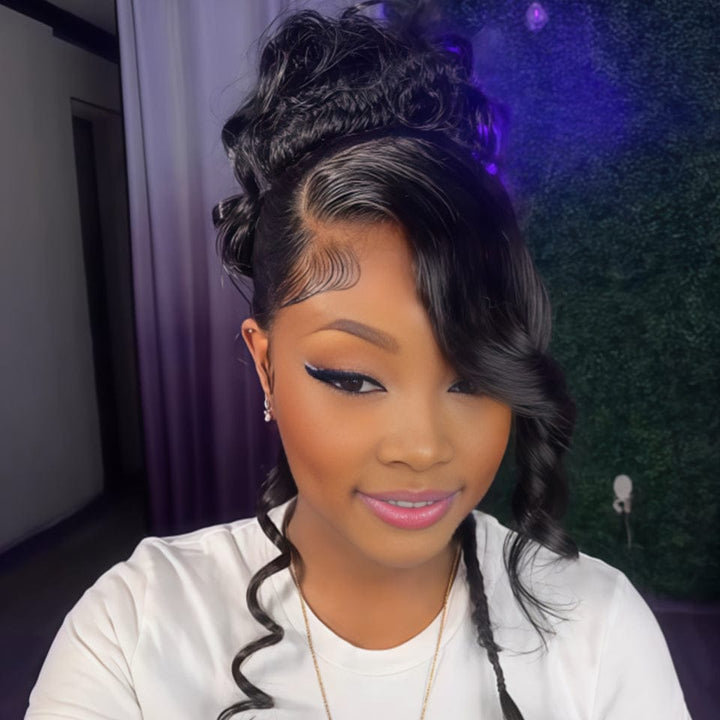 AILUXY  Lace Frontal Tressée Perruque Identique à l'image 7.0