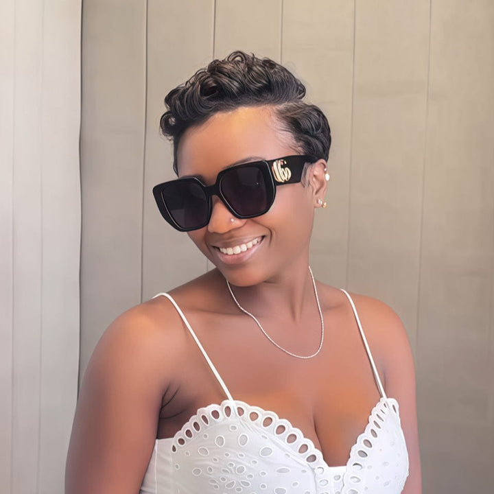 AILUXY  bouclée et stylée postiche court été perruque femme naturelle 2.0