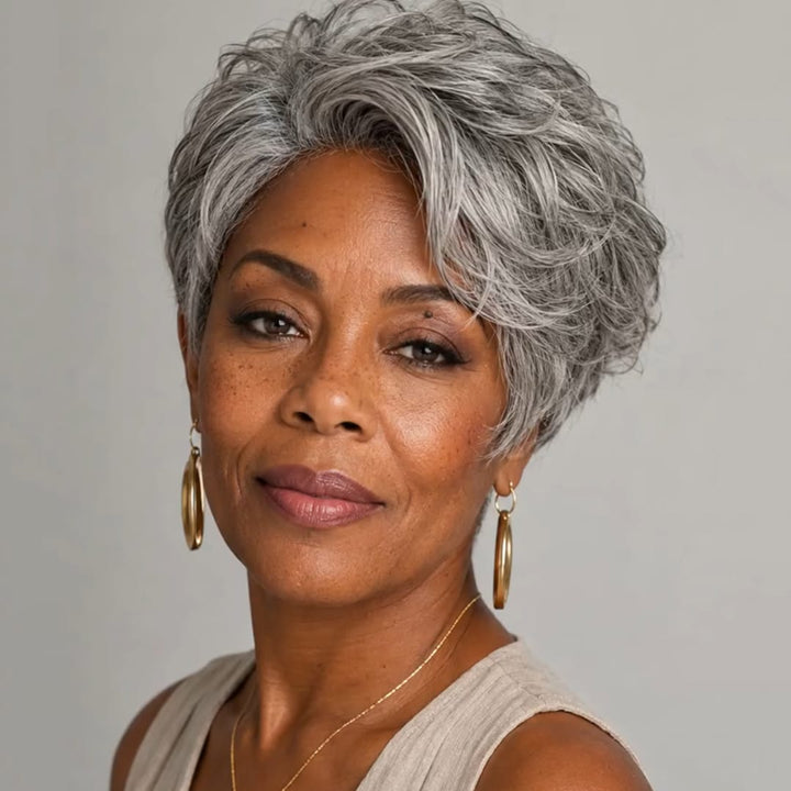 AILUXY 360 Kinky Human Hair Lace Wig, 360° Transparent Lace Front, Easy and Natural Installation, Versatile for All Hairstyles