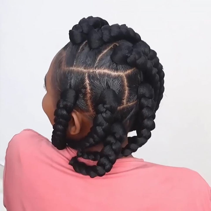 AILUXY Petit volume Bob Perruque Style tressé, identique à l'image 2.0