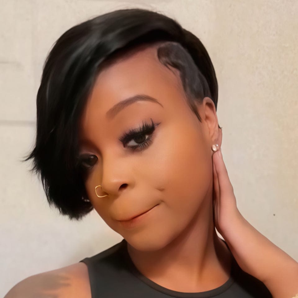 AILUXY TOPPER 6x7 Lisse perruque identique à l'image.