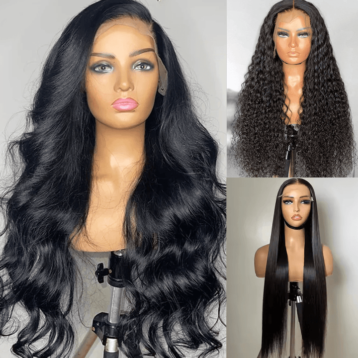 AILUXY Ensemble de 3 Perruques =219€ | Fermeture en dentelle 13x4, cheveux naturels