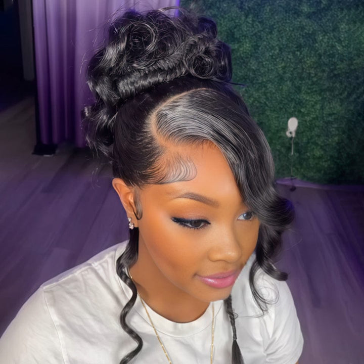 AILUXY  Lace Frontal Tressée Perruque Identique à l'image 7.0