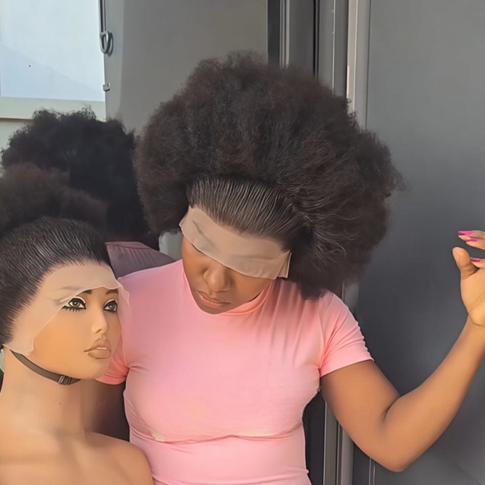 AILUXY Perruque Bouffant Vintage Rétro Glamour pour Toutes
