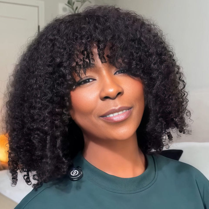 AILUXY Wave Perruque BLACK FRIDAY Perruque personnalisée 16pouces 300densité sans colle