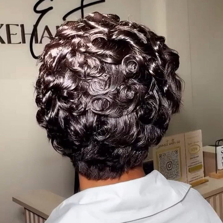 AILUXY Perruques lace 13x4 réalisée en 100% cheveux humains