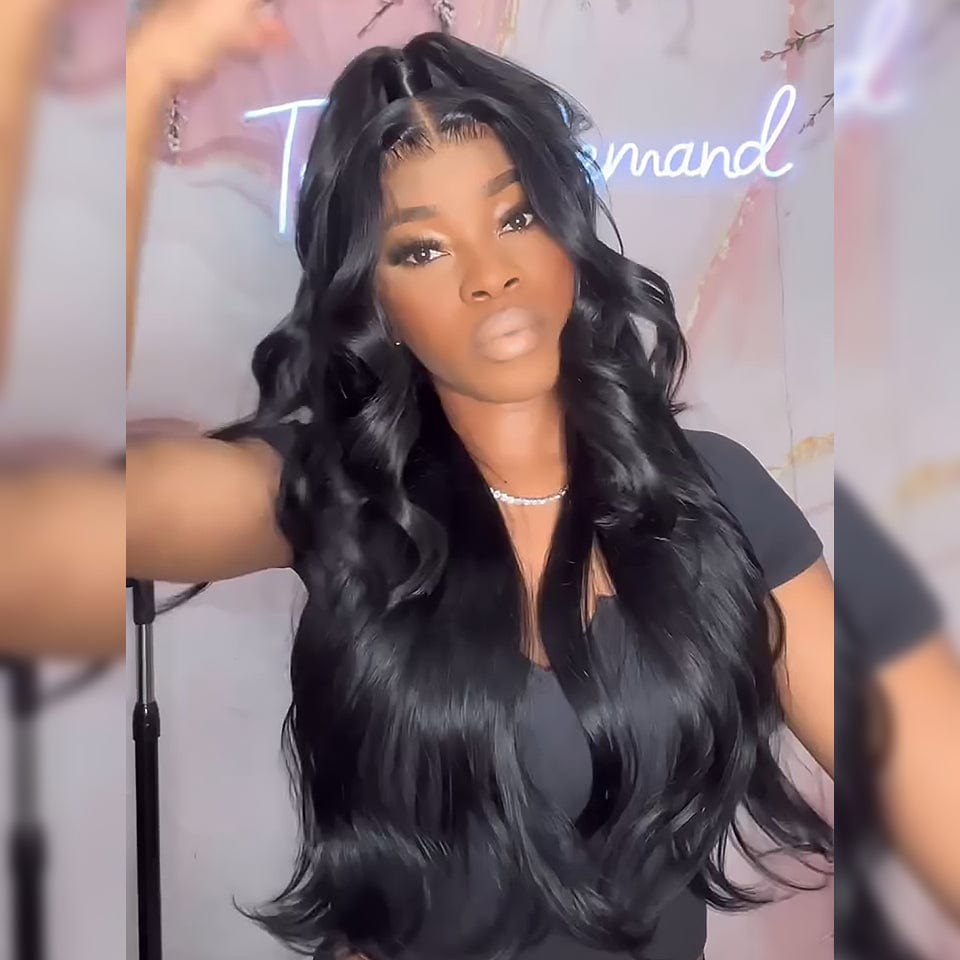 AILUXY 13x4 Lace Frontal Perruque Personnalisation avancée des coiffures comme sur les photos 3.0