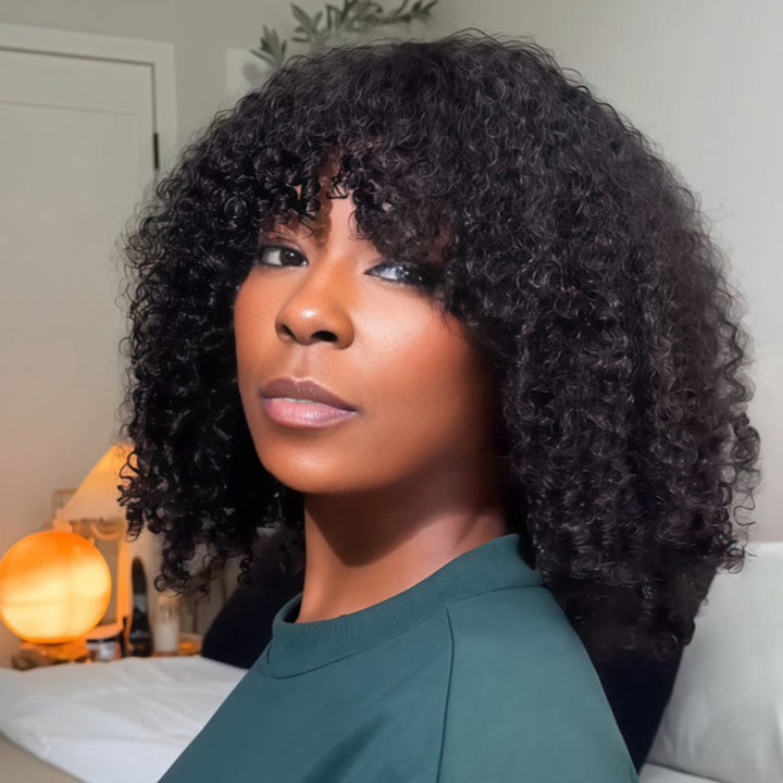 AILUXY Wave Perruque BLACK FRIDAY Perruque personnalisée 16pouces 300densité sans colle