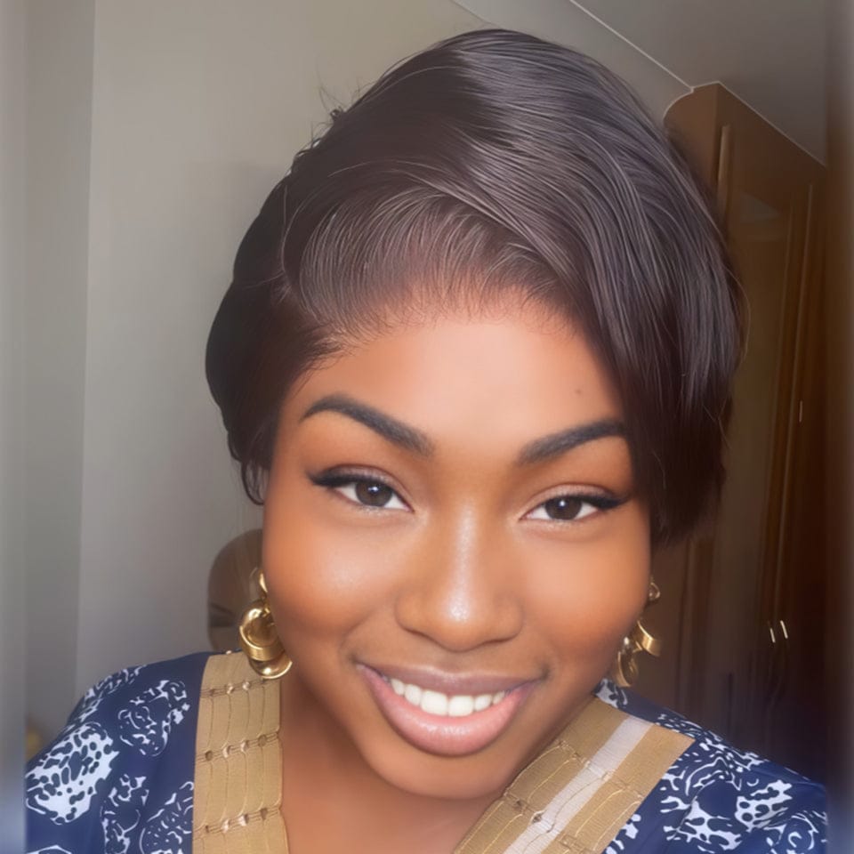 AILUXY Lace frontal 13x4 Perruque Identique à l'image 5.0 Style afro chic Alerte promo