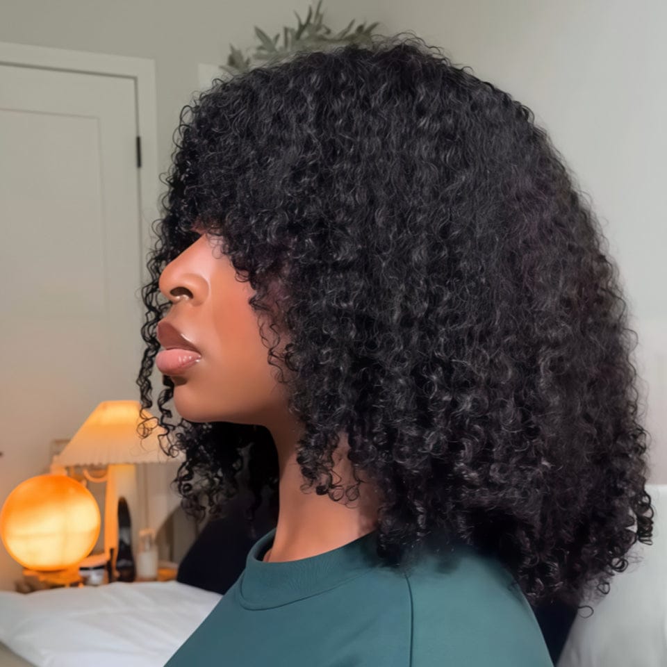 AILUXY Wave Perruque BLACK FRIDAY Perruque personnalisée 16pouces 300densité sans colle