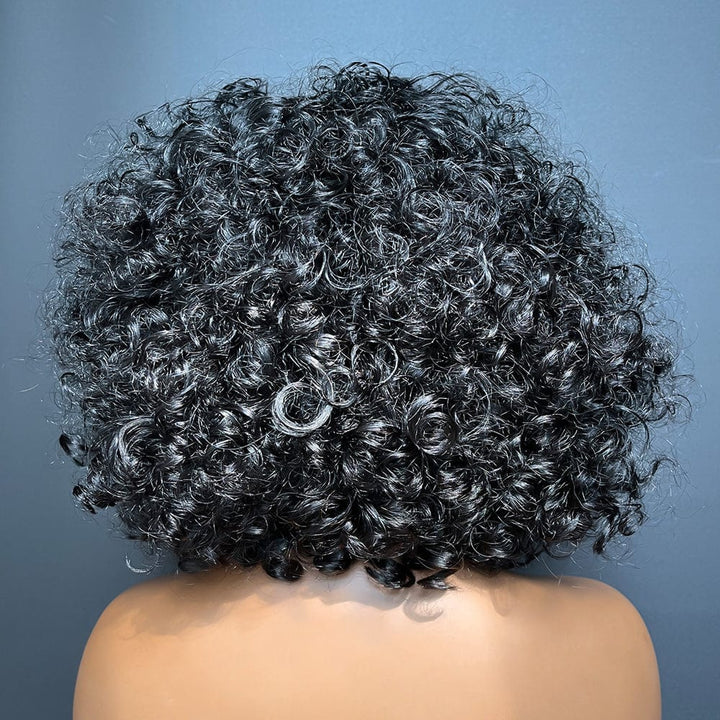 AILUXY  13x4 Lace Closure Perruque Bob Perruque Natural Wave Noir 100% Cheveux Humains