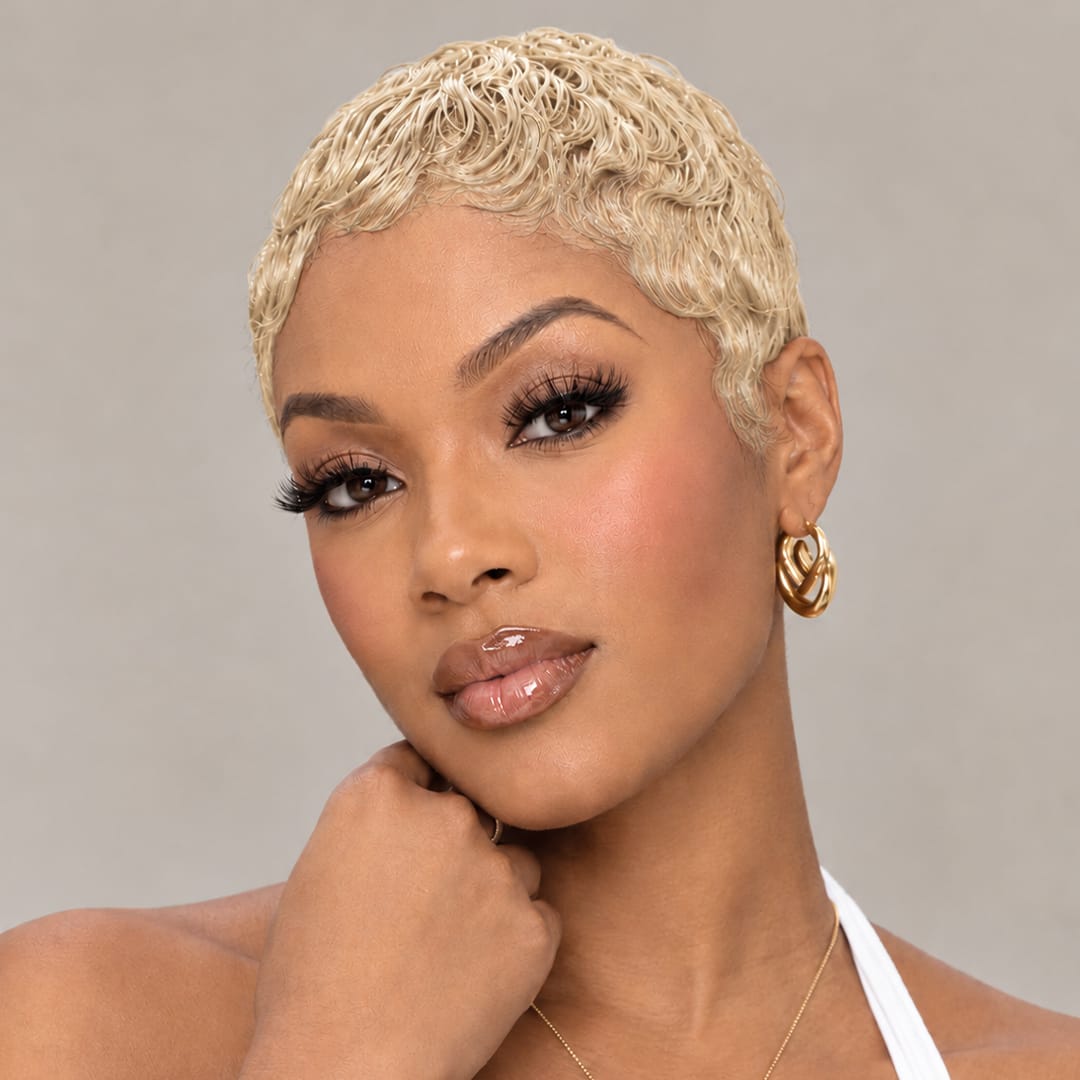 AILUXY Perruque Nouveauté ! perruque courte perruque pixie 100% cheveux humains