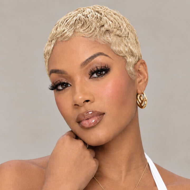 AILUXY Perruque Nouveauté ! perruque courte perruque pixie 100% cheveux humains
