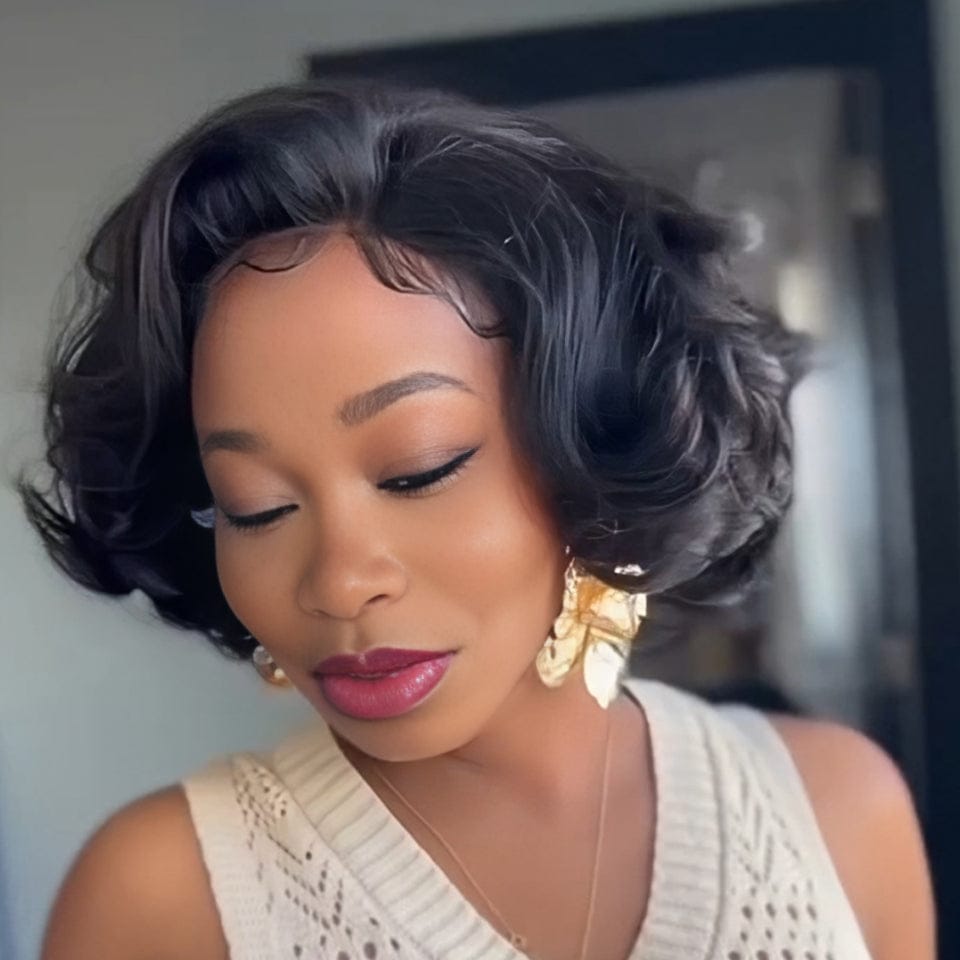 AILUXY Wave Perruque PROMO FLASH Perruque personnalisée sur mesure cheveux naturels