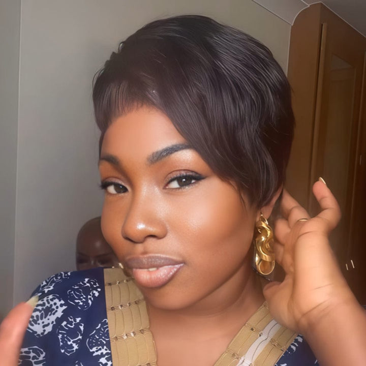 AILUXY Lace frontal 13x4 Perruque Identique à l'image 5.0 Style afro chic Alerte promo