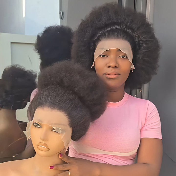 AILUXY Perruque Bouffant Vintage Rétro Glamour pour Toutes