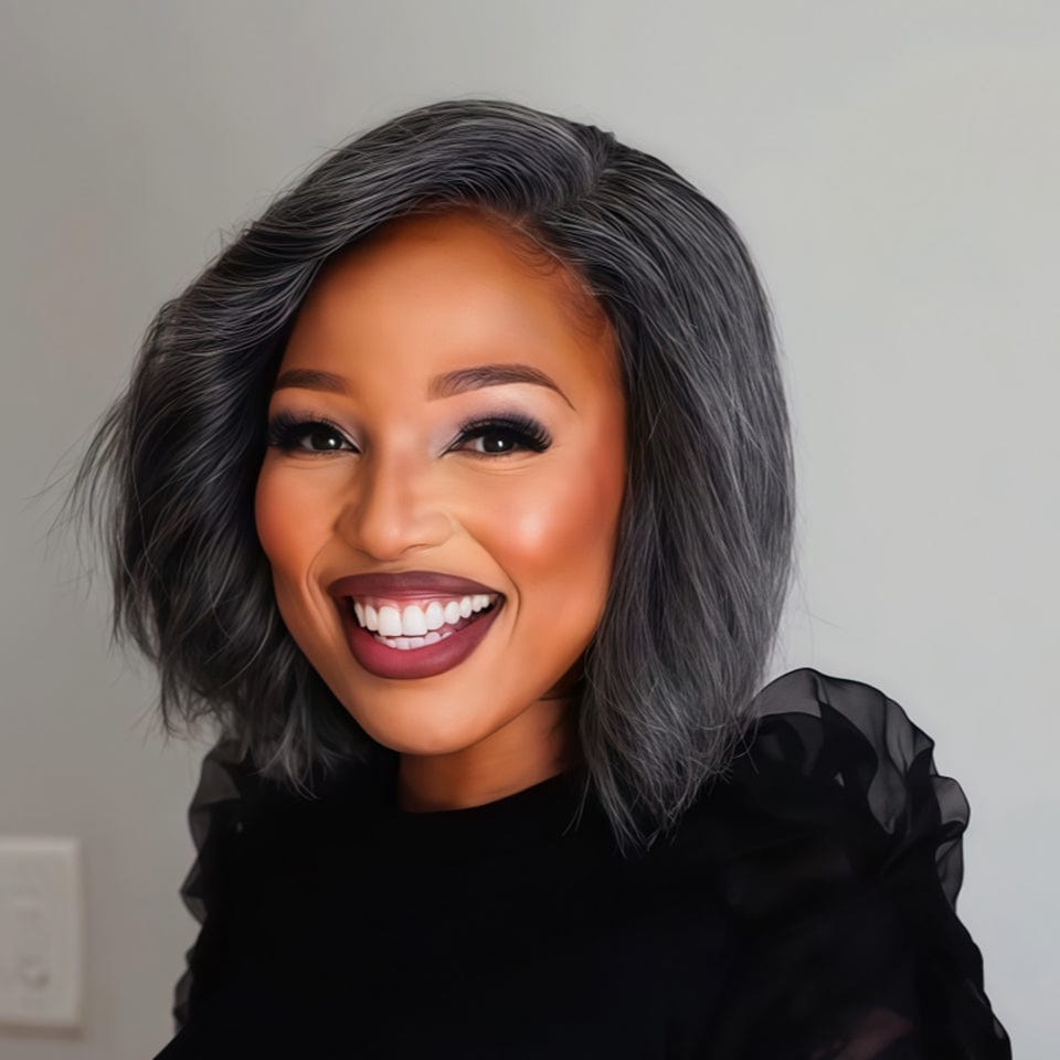 ailuxy-wig-grey-100%-human hair