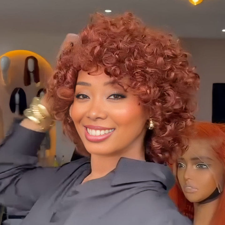 ailuxyhair-fr 10pouces AILUXY bouclée Perruque PROMO FLASH Perruque à la mode