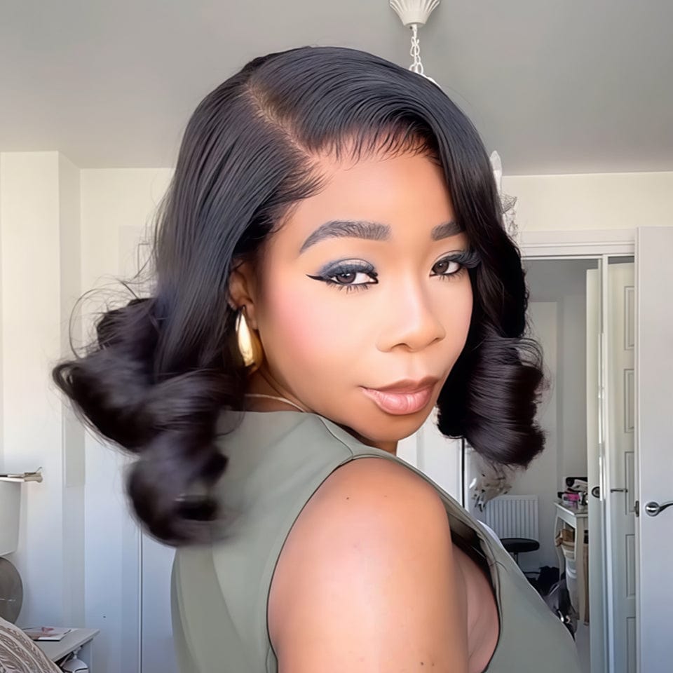 ailuxyhair-fr 10pouces AILUXY Perruques lace 5x5 EGG Wave intégrale légères, réalistes  200% density