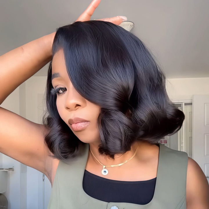 ailuxyhair-fr 10pouces AILUXY Perruques lace 5x5 EGG Wave intégrale légères, réalistes  200% density