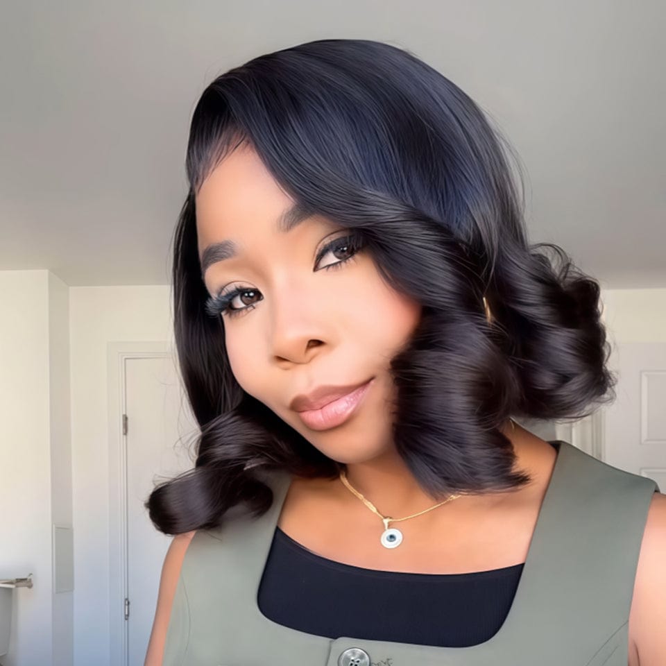 ailuxyhair-fr 10pouces AILUXY Perruques lace 5x5 EGG Wave intégrale légères, réalistes  200% density