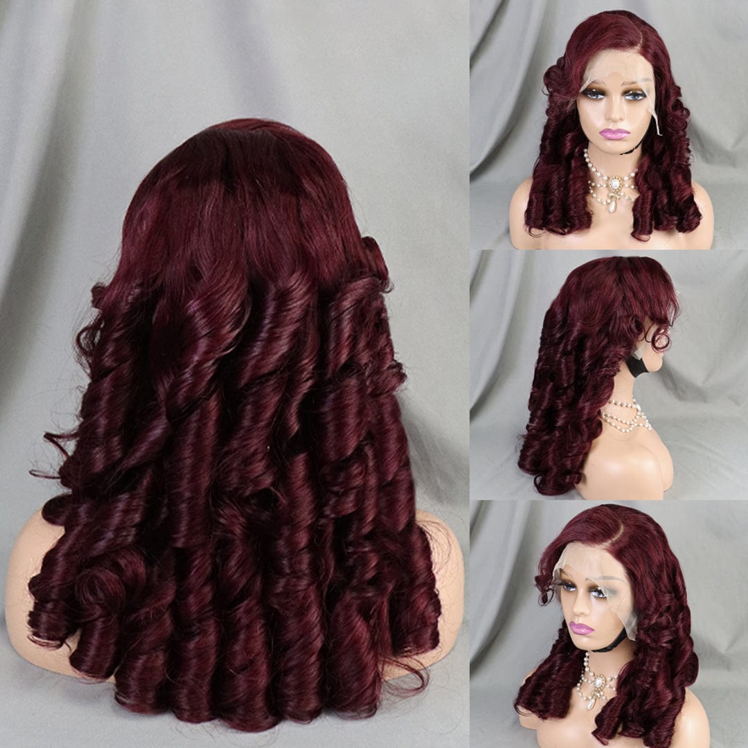 ailuxyhair-fr 20 AILUXY 13x4 Lace Frontal Perruque Wave Longue Couleur Naturelle 100% Cheveux Humains