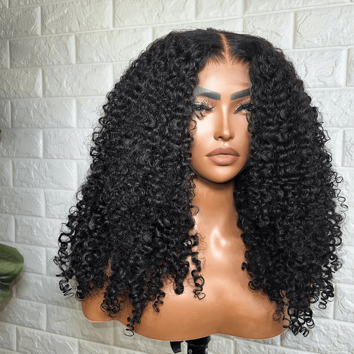 ailuxyhair-fr 22 AILUXYhair 4x4 Lace Frontal Bouclée Perruque  200% densité Vrais Cheveux Humains