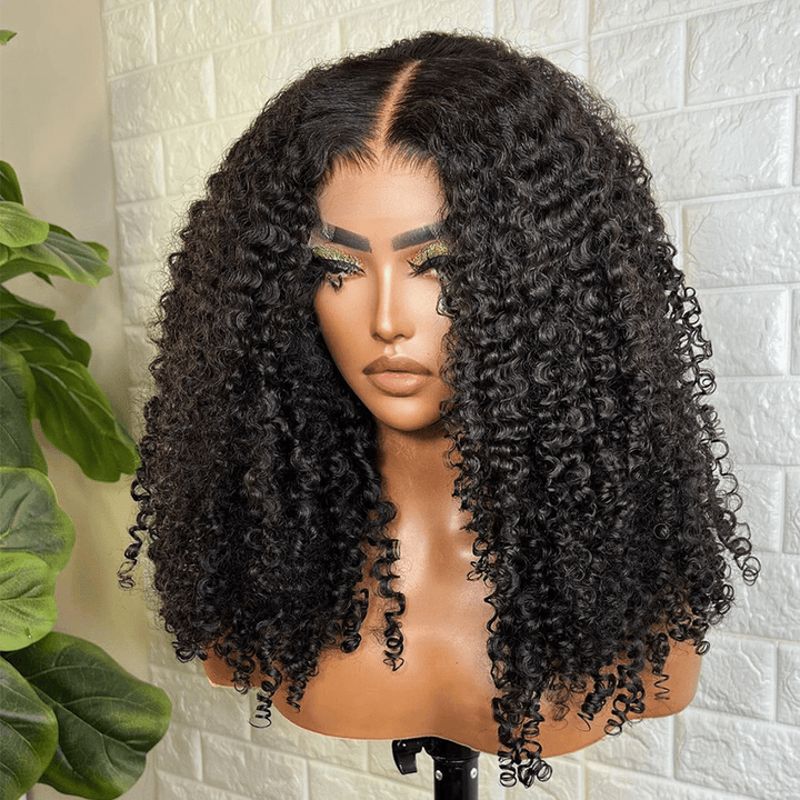 ailuxyhair-fr 22 AILUXYhair 4x4 Lace Frontal Bouclée Perruque  200% densité Vrais Cheveux Humains