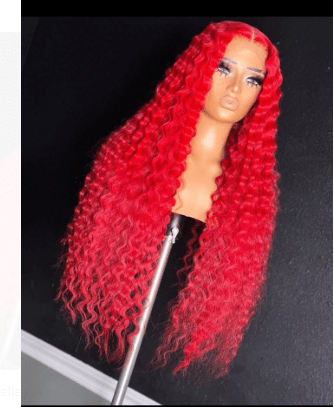 ailuxyhair-fr 30 AILUXY 13x4 Lace Frontal Perruque red Lisse Perruque 100% Cheveux Humains