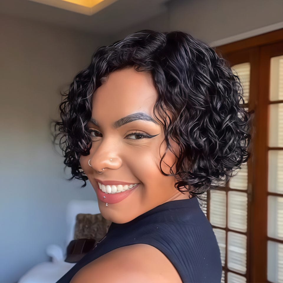 ailuxyhair-fr AILUXY 001 AILUXY Perruque Volume et glamour Perruque bouclé Noir