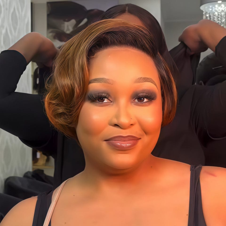 ailuxyhair-fr AILUXY 001 identique à l'image AILUXY Perruque courte Pixie Cut 13X4 à demi-dentelle avec fermeture 1bt4
