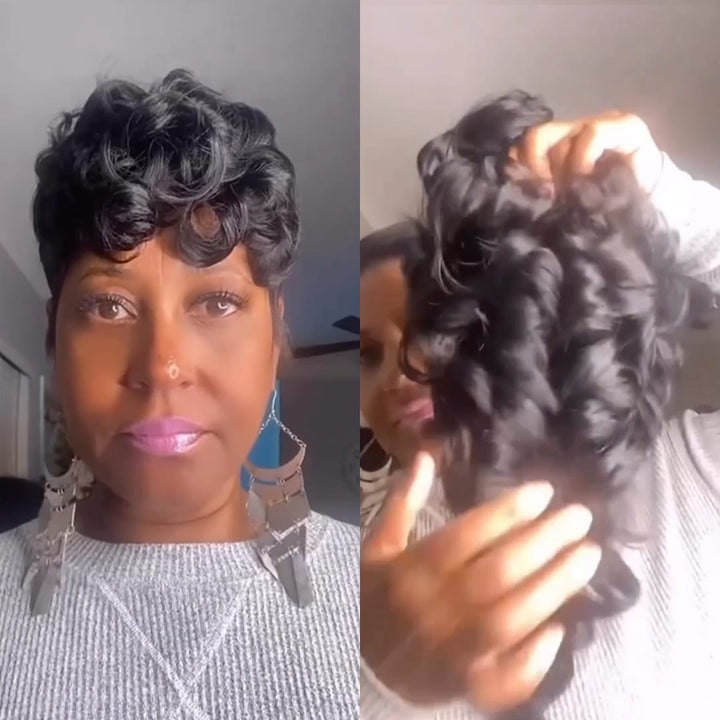 ailuxyhair-fr AILUXY 001 identique à l'image(pas une perruque） AILUXY Perruques pour alopécie cheveux afro Topper Capillaire Wavy à Clips – Cheveux humains, Fixation Stable Toute la Journée