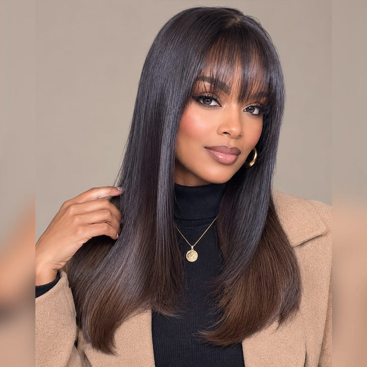 ailuxyhair-fr AILUXY 002 AILUXY bang lisse perruque 1bt4 vente flash identique à l'image 100% cheveux humains