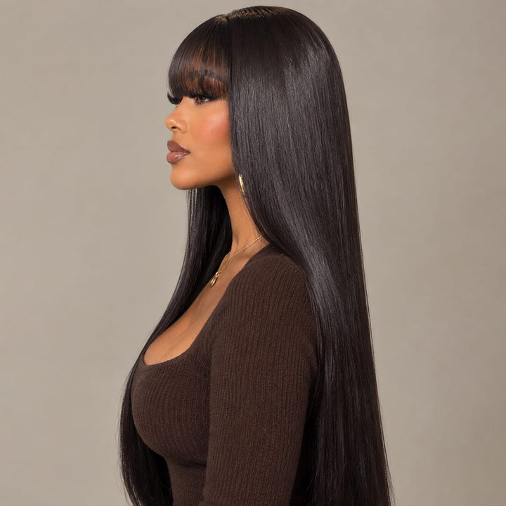 ailuxyhair-fr AILUXY 002 AILUXY bang lisse perruque vente flash identique à l'image 100% cheveux humains