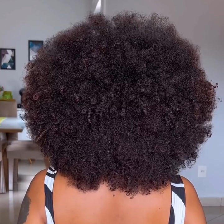 ailuxyhair-fr AILUXY 002 AILUXY Perruque afro couleur naturelle avec devant coiffé – Look chic et prêt à porter