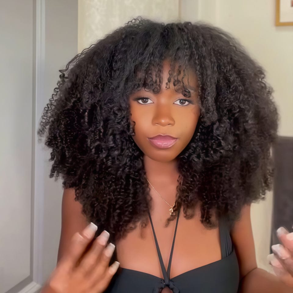 ailuxyhair-fr AILUXY 002 AILUXY Perruque personnalisée avancée afro curly 250% density Cheveux volumineux instantanés