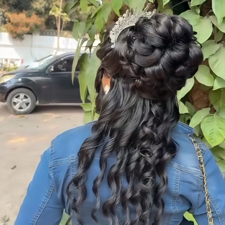 ailuxyhair-fr AILUXY 003 AILUXY 13x4 Lace Frontal Perruque à la mode des coiffures comme sur les photos 2.0