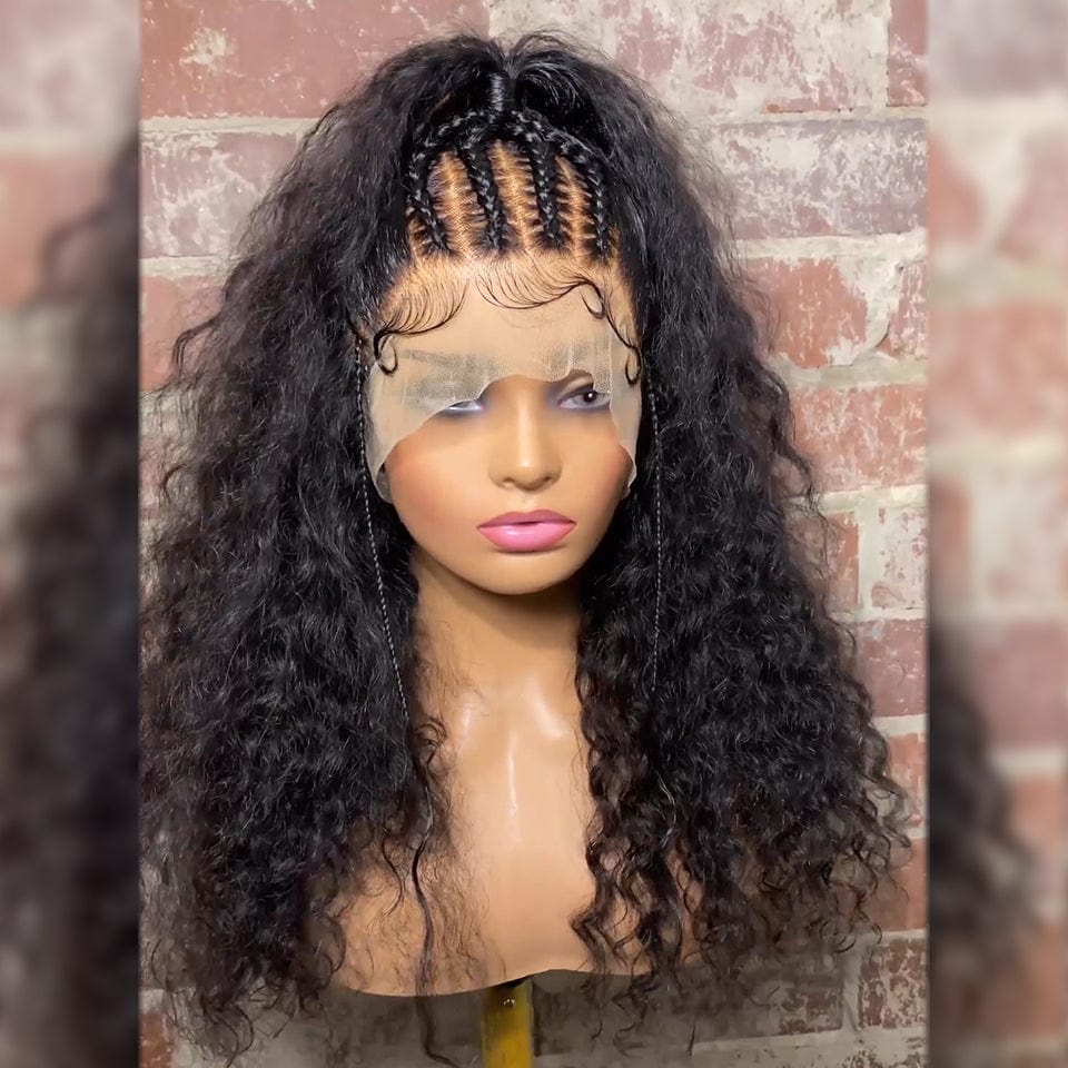 ailuxyhair-fr AILUXY 003 AILUXY  Lace Frontal Tressée Perruque Identique à l'image 4.0