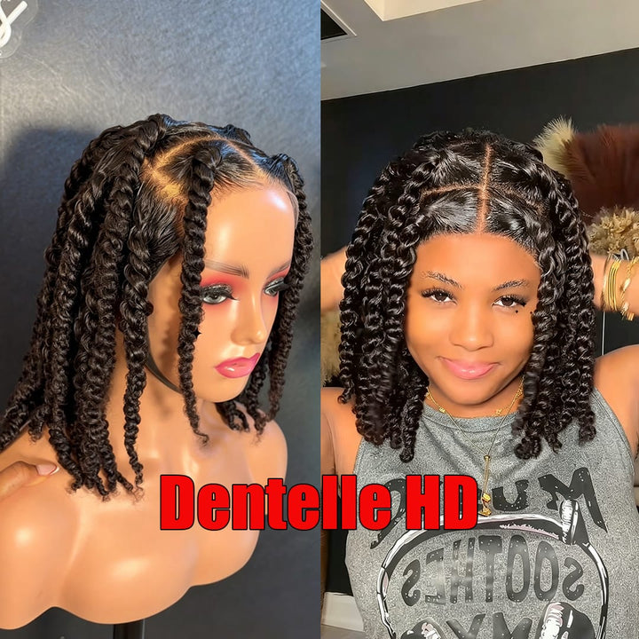 ailuxyhair-fr AILUXY 003 AILUXY Mi-Tresses Bouclées Afro Noires Spring Twists Courts Volumineux