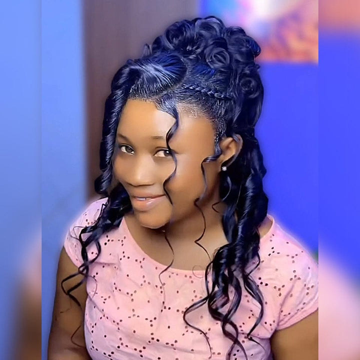 ailuxyhair-fr AILUXY 003 （Édition limitée）AILUXY 13x4 Lace Frontal Perruque Personnalisation avancée des coiffures comme sur les photos