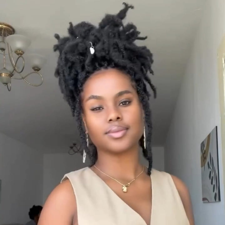 ailuxyhair-fr AILUXY 003 Identique à l'image AILUXY Lace Frontal Tressée Perruque Coiffure Afro Coiffure Africaine Dreadlocks