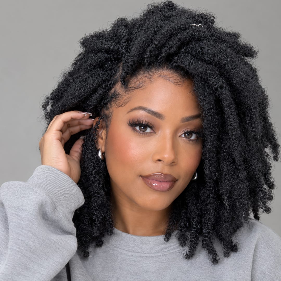 ailuxyhair-fr AILUXY 003 Identique à l'image AILUXY Lace Frontal Tressée Perruque Coiffure Afro Coiffure Africaine Dreadlocks