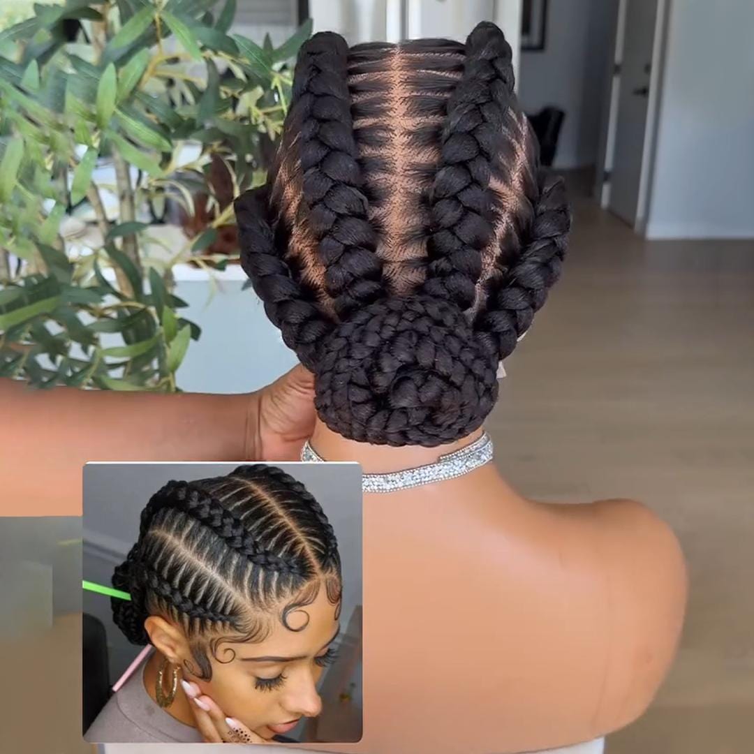 ailuxyhair-fr AILUXY 003 Identique à l'image AILUXY Perruques full lace 100% Cheveux Humains légères aérées aérées Perruque Afro courtes Bouclée Définition