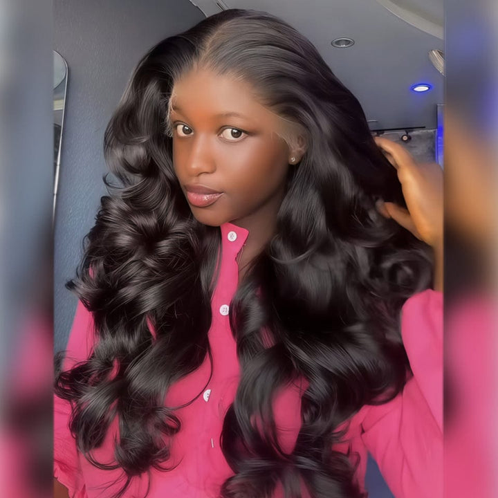 ailuxyhair-fr AILUXY 13x4 Lace Body Wave Longue Noir Perruque VENTE FLASH 2.0